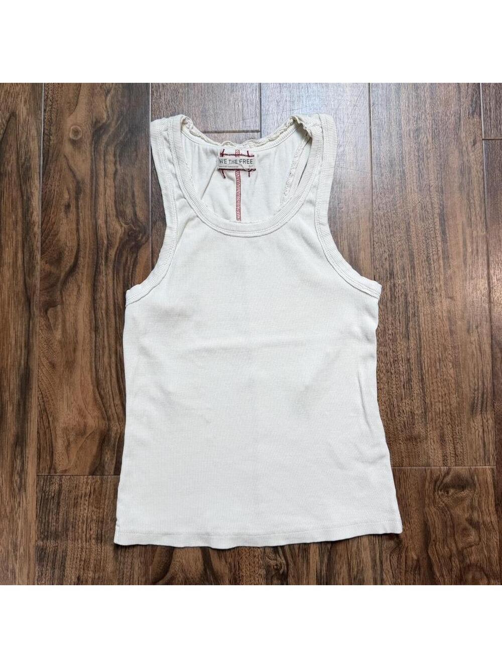 Free People We The Free Thick Heavyweight Ribbed Tank Top Size Small